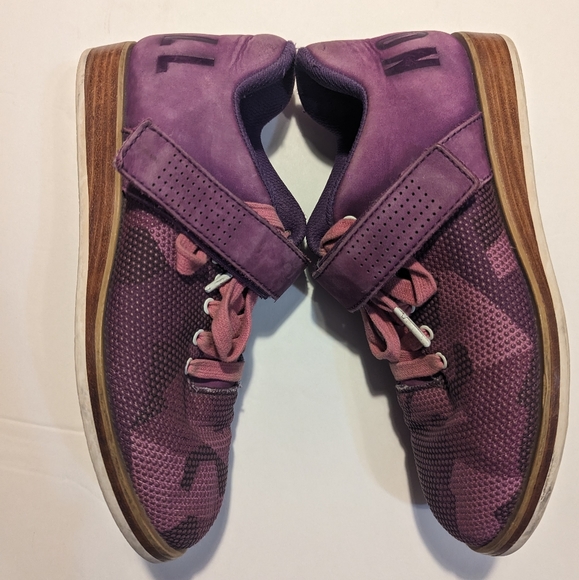 NOBULL Project Purple Camo Lifters Women's 6-6.5 Lifting Shoes - Picture 4 of 7